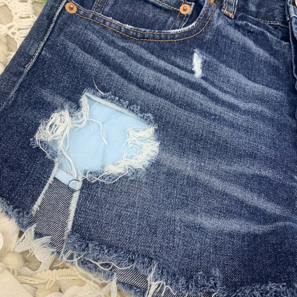 Urban Outfitters BDG Button Fly Distressed Shorts - Picture 4 of 11